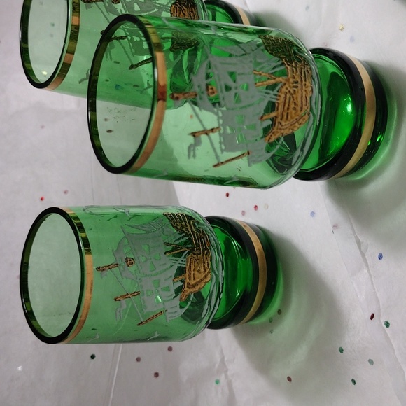 Mid Century Czech Shot Glasses - Picture 2 of 6